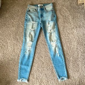 KanCan Distressed Skinny Jeans